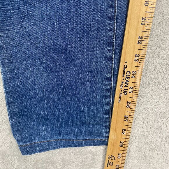 John Varvatos Jeans‎ Mens 32x29 Blue Straight Leg Medium Wash Cotton Distressed - Picture 5 of 11